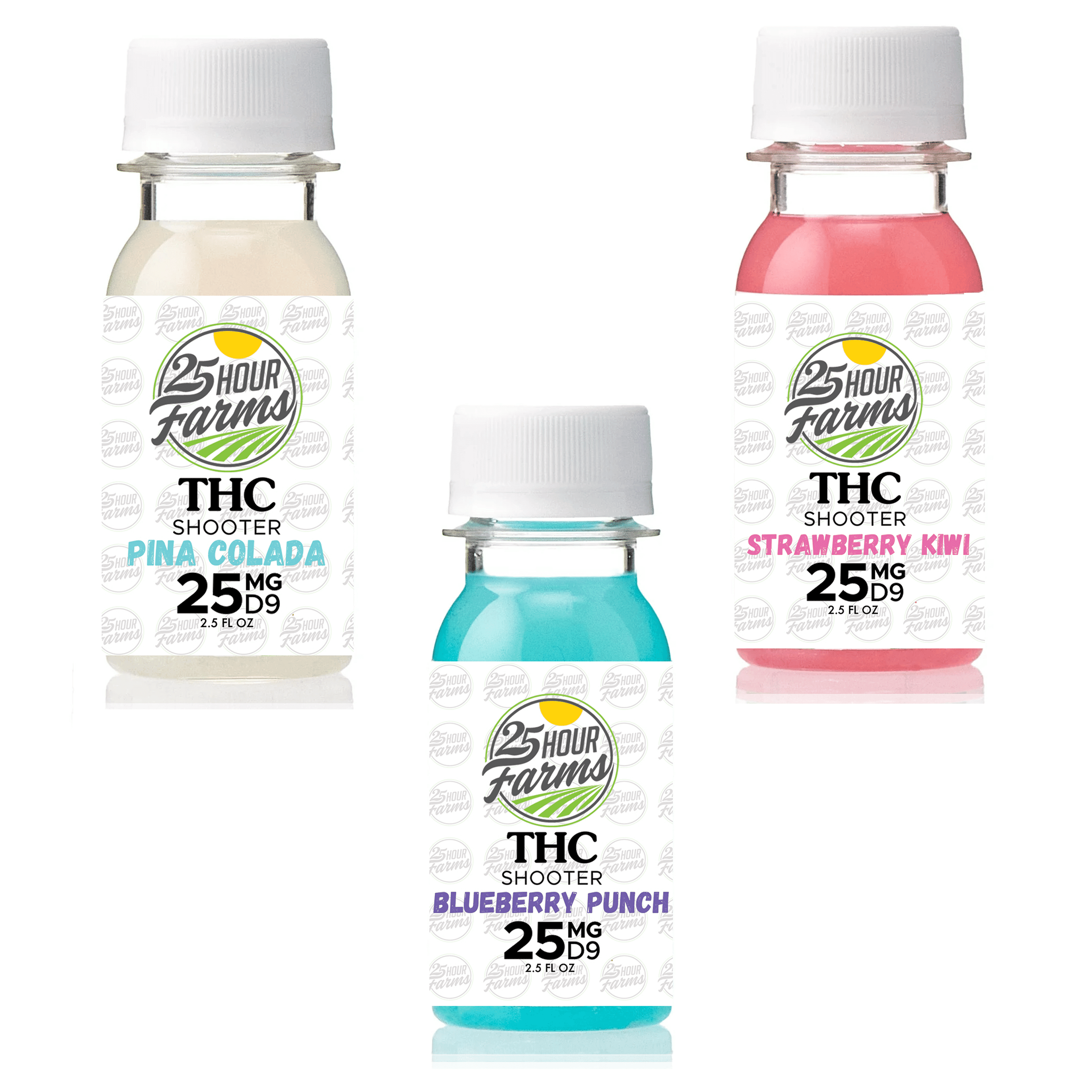 3 Pack Sampler of THC Shooters